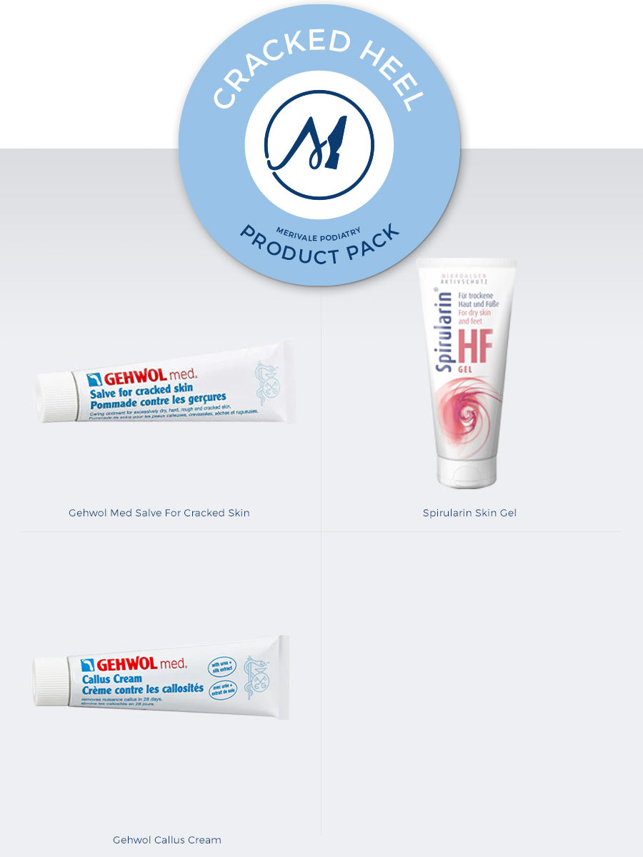 Cracked Heel – Product Pack – Merivale Podiatry